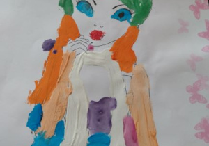 Barbie, wykonała Ola z gr. Słoneczek